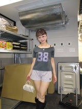 Heart Stud Numbering tee