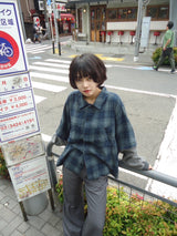 OMBRE襯衫對接L/S T卹