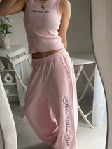 CURSIVE SIDE LOGO SWEAT PANTS