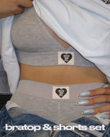 bratop & shorts set