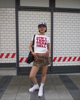 see through logo tee