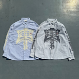 Bone Stripe Shirts