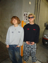 9090 × UMBRO TWO LOGO CREWNECK SWEAT