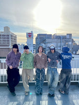 범용 로고 파우더 지퍼 까마귀