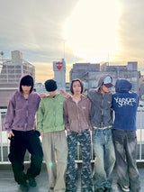 범용 로고 파우더 지퍼 까마귀