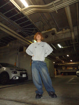 9090 × UMBRO TWO LOGO CREWNECK SWEAT