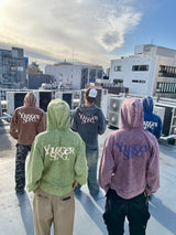 범용 로고 파우더 지퍼 까마귀