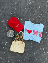 I LOVE APPLIQUE TEE