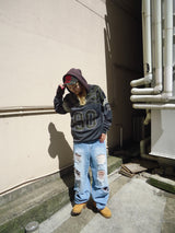 90個編號曲棍球L/S襯衫