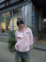 90徽標半拉鍊汗