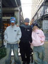 90徽標半拉鍊汗