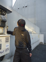 9090 OG 로고 보로 크루 넥 니트