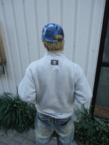 90徽標半拉鍊汗