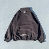 90徽標半拉鍊汗