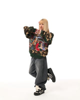 DEATH "56" SENTENCE × 9090 牛仔布宽松裤