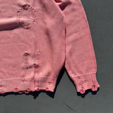 9090 OG 로고 보로 크루 넥 니트