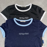 글리터 링거 티셔츠