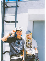 編號噴霧迷彩T恤