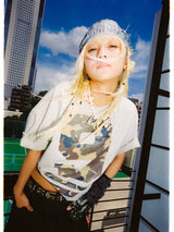 編號噴霧迷彩T恤