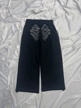 Rhinestone Sweat Pants
