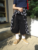 Studs Double Knee Shorts