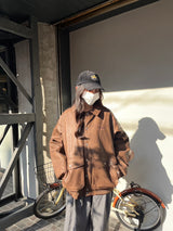 Tagging Logo Vintage Leather Jacket