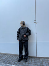 Tagging Logo Vintage Leather Jacket