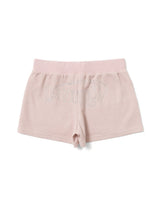 yung logo rhinestone thermal micro shorts