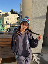 チェーンピグメントフーディ