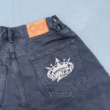 Studs Double Knee Shorts