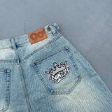 Studs Double Knee Shorts