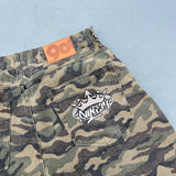 Studs Double Knee Shorts