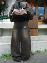 Heisei Logo Buggy Ballon Denim Pants