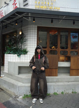 Heisei Logo Buggy Ballon Denim Pants