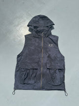 タイダイフード付きナイロンベスト