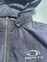 タイダイフード付きナイロンベスト