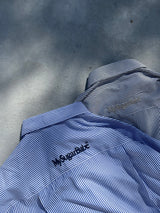 連鎖徽標條紋襯衫