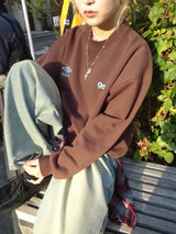 9090 × UMBRO TWO LOGO CREWNECK SWEAT