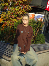 9090 × UMBRO TWO LOGO CREWNECK SWEAT