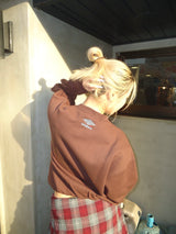 9090 × UMBRO TWO LOGO CREWNECK SWEAT