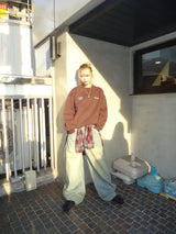 9090 × UMBRO TWO LOGO CREWNECK SWEAT