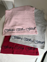 CURSIVE RIB TANKTOP