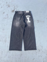 Sexy Logo Denim Pants