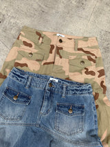 asymmetry midi skirt