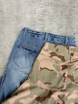 asymmetry midi skirt