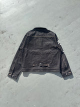 セクシーなロゴデニムジャケット