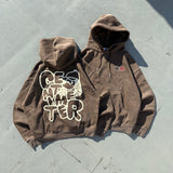 DOODLE LOGO PIGMENT HOODIE