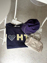 I LOVE APPLIQUE TEE