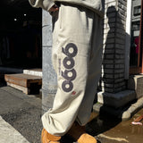 9090 OG LOGO SATIN SWEAT PANTS (Light)