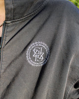 心紋身拉鍊連帽衫